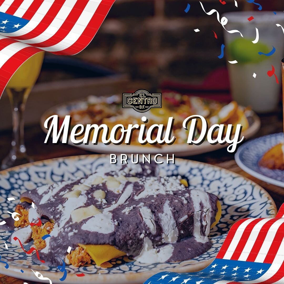 Don't miss out on our Memorial Day bottomless brunch - your taste buds will thank you! 😍
Book your spot! 
#elcentrodc #tastedc #eaterdc #districteats #federalfoodies #dceats #dcfood #georgetown #dcfoodie #tacolover #memorialday #mexicancuisine #me